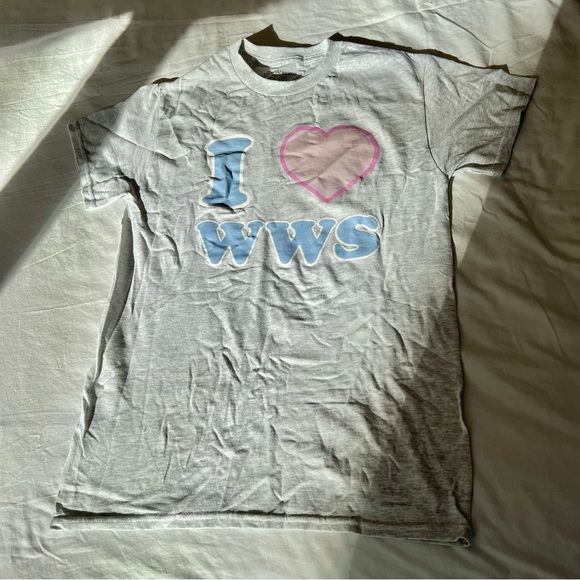 What We Said Podcast Exclusive Tour Merch “I 🩷 WWS” Graphic Tee - Picture 1 of 6